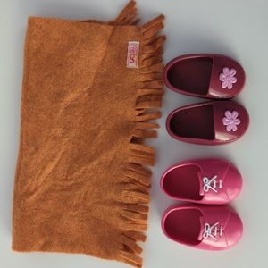 Battat / Our Generation Shoes 18” With OG Blanket